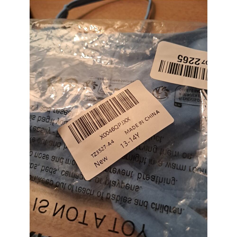 Unbranded 2 Piece Bikini Blue Size 13- 14 Youth